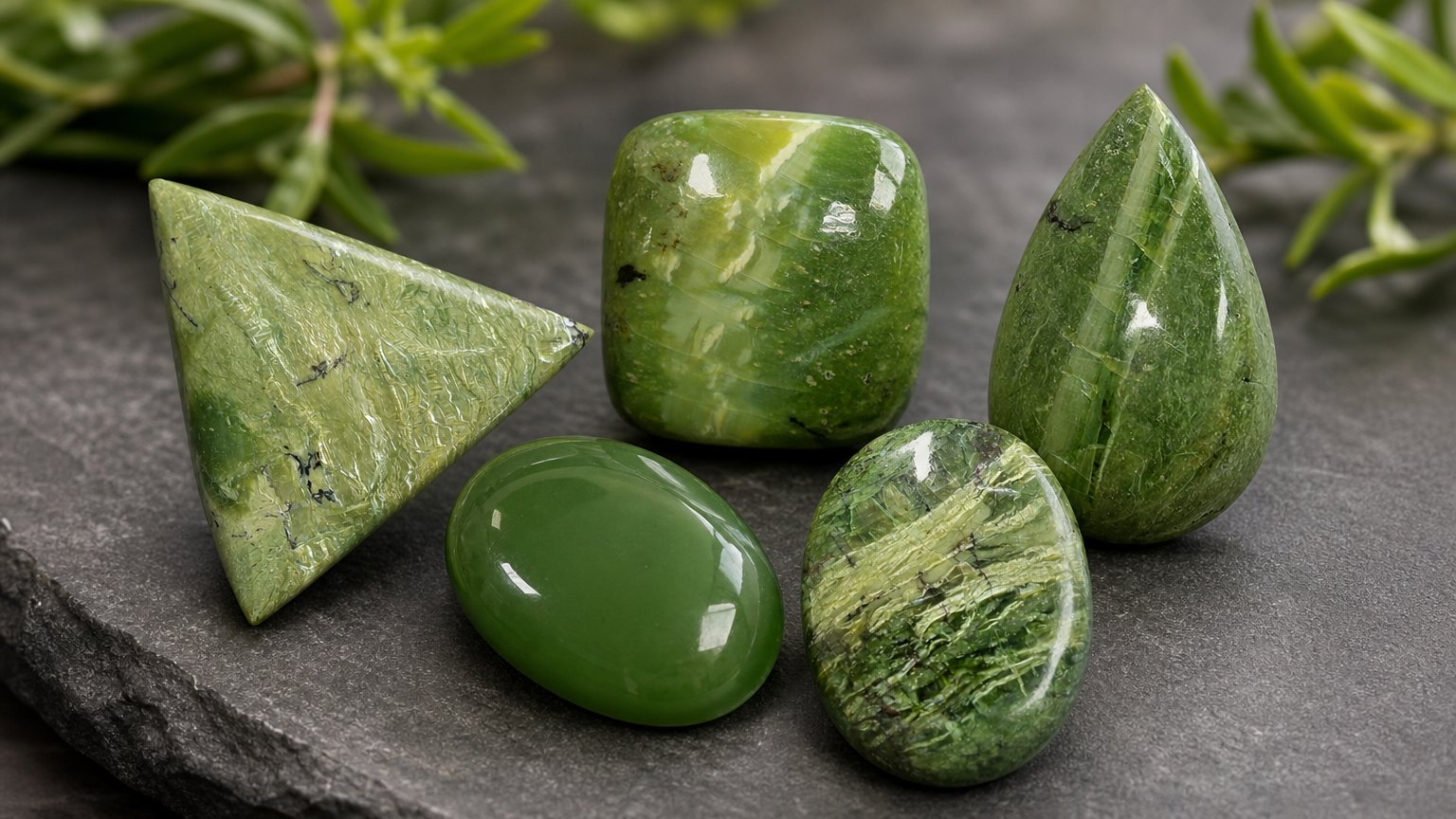 Gemas de serpentina natural - guia de compra