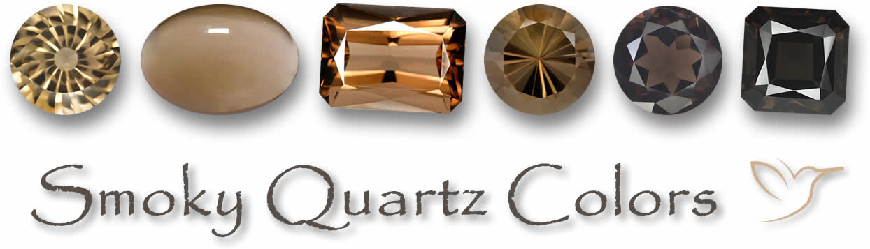 Cores de quartzo fumê
