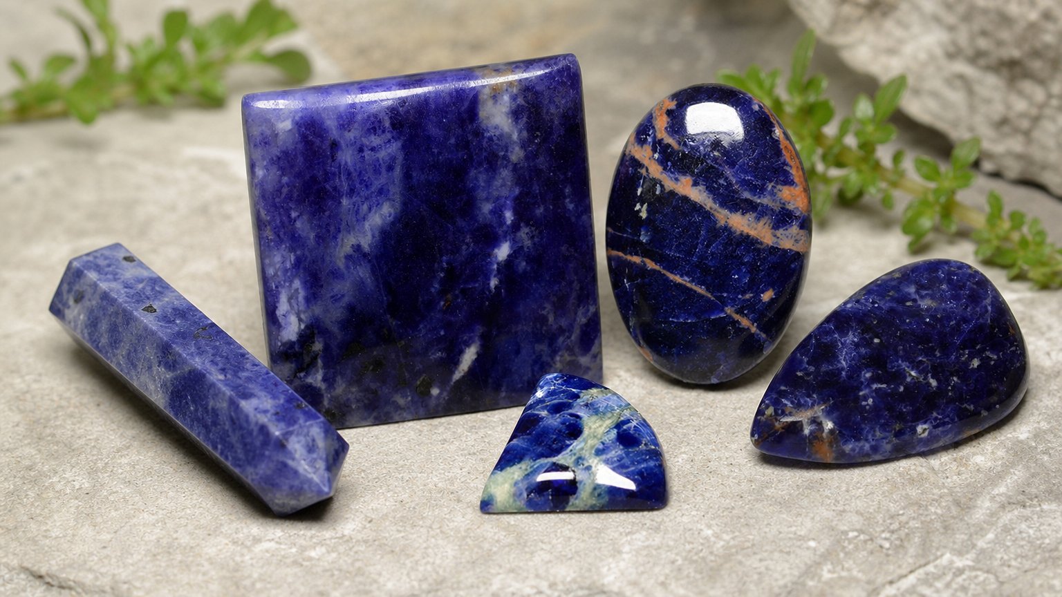 Gemas de sodalita natural - guia de compra