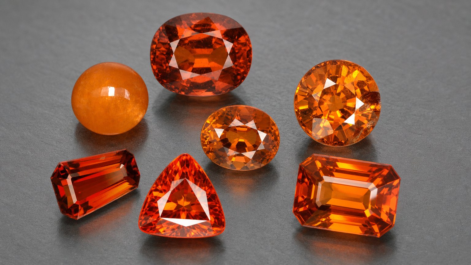 Gemas de granada espessartita natural - guia de compra