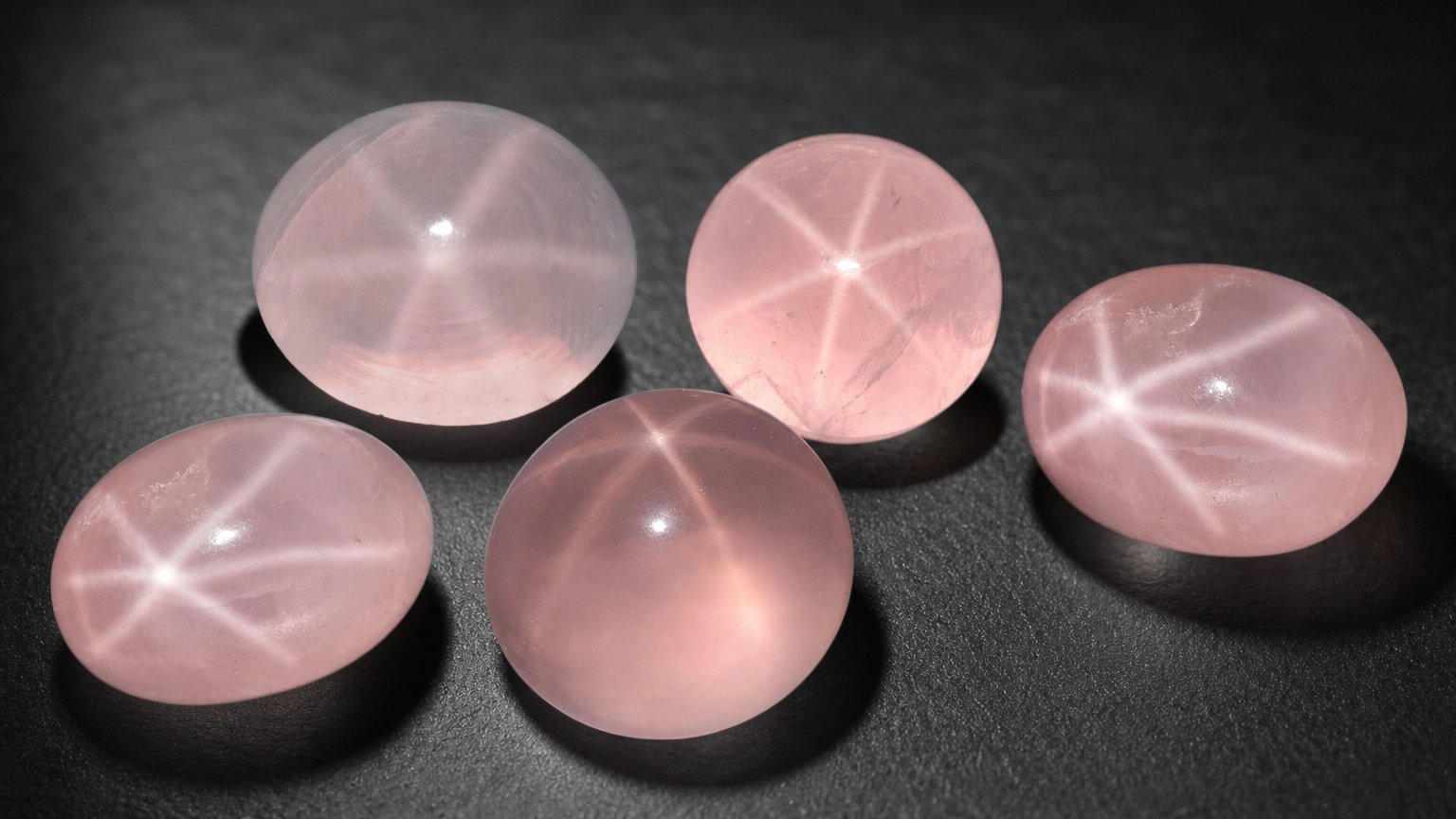 Pedras preciosas de Quartzo Rosa Estrela Natural - guia de compra