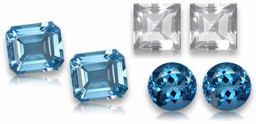 Conjunto de brincos e joias com topázios combinando.