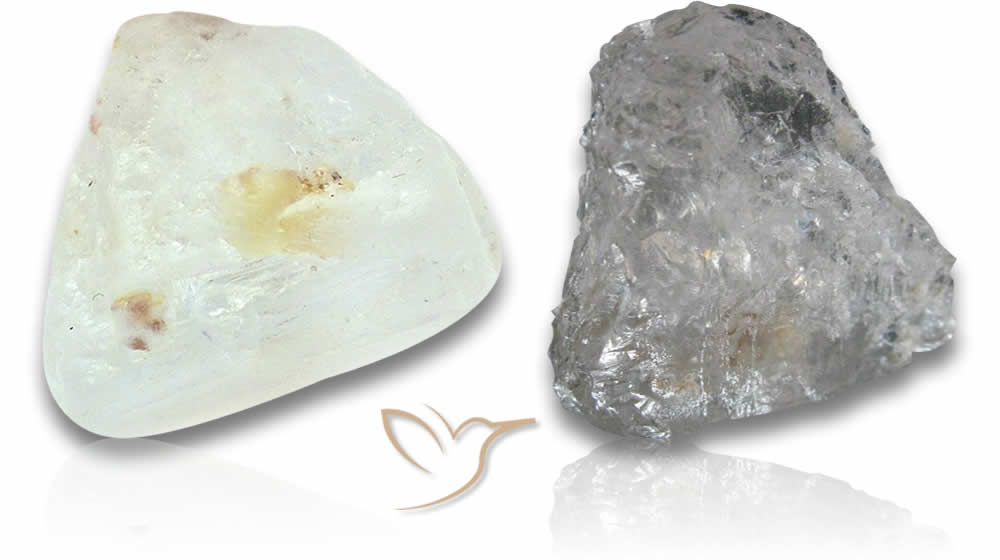Pedras Brutas de Topázio Branco