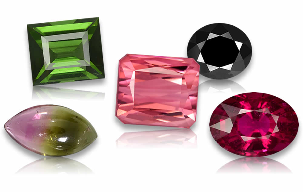 Pedra de nascimento de turmalina - Gemas naturais certificadas da GemSelect