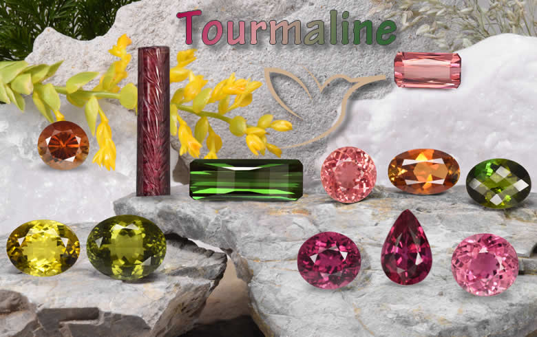 Pedras preciosas de turmalina em GemSelect