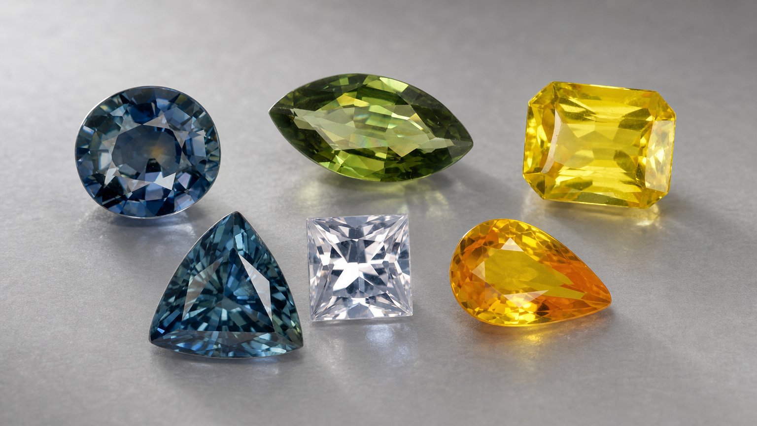 Guia de compra de gemas de safira natural não aquecida