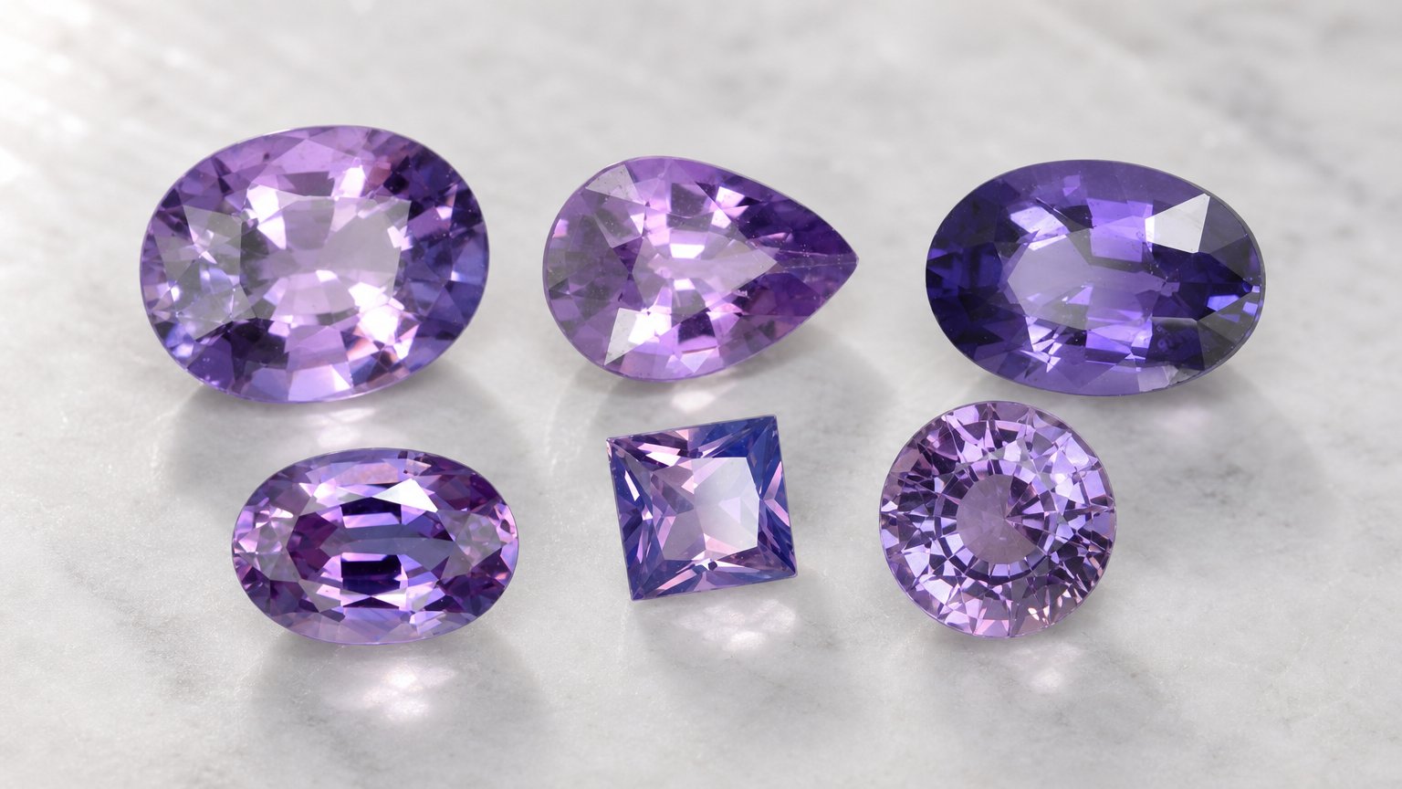 Guia de compra de gemas de safira violeta natural