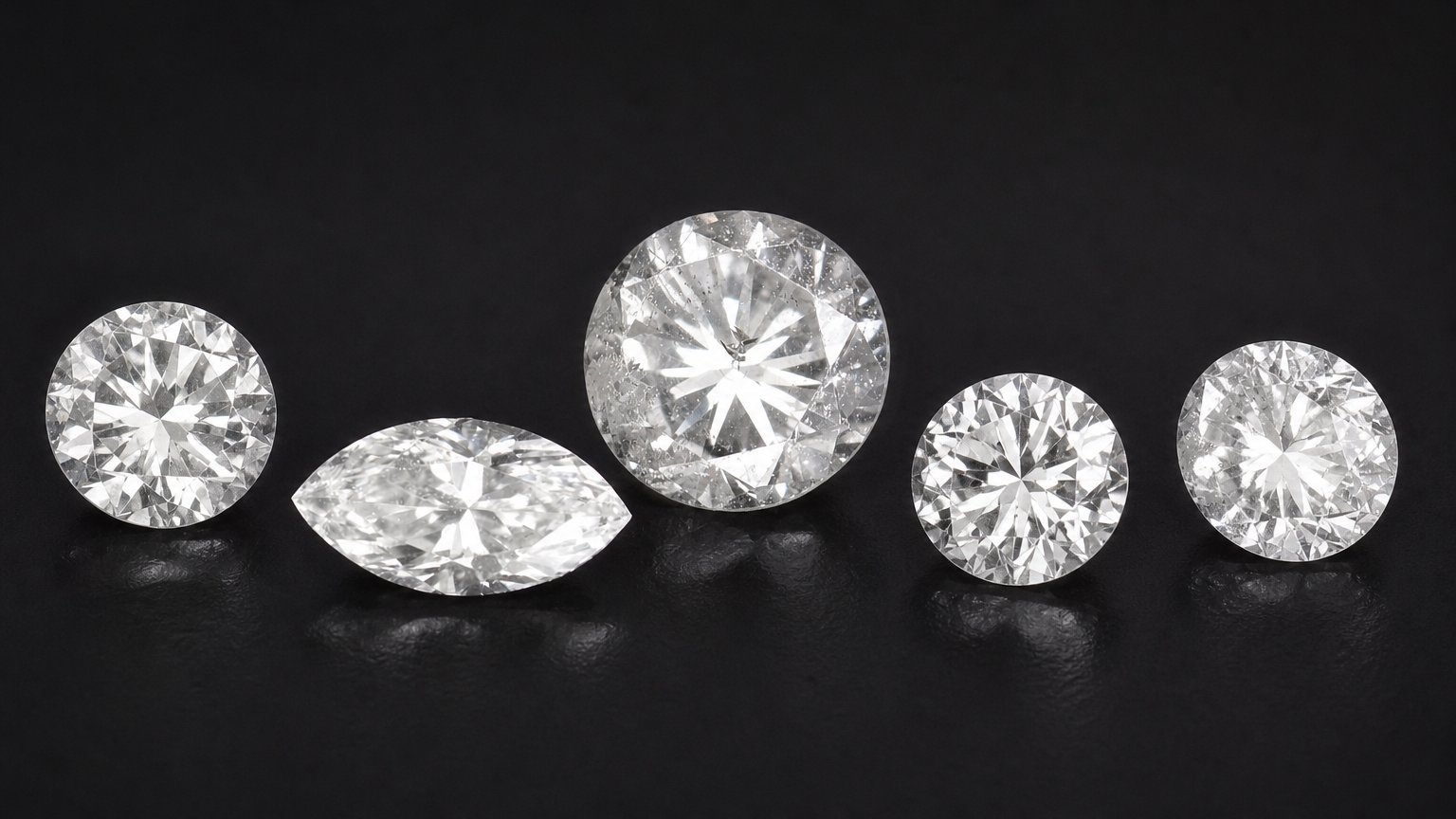 Guia de compra de gemas de diamante branco natural