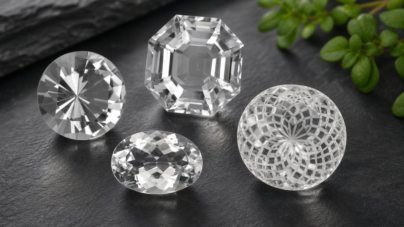 Pedras preciosas de quartzo branco natural - guia de compra