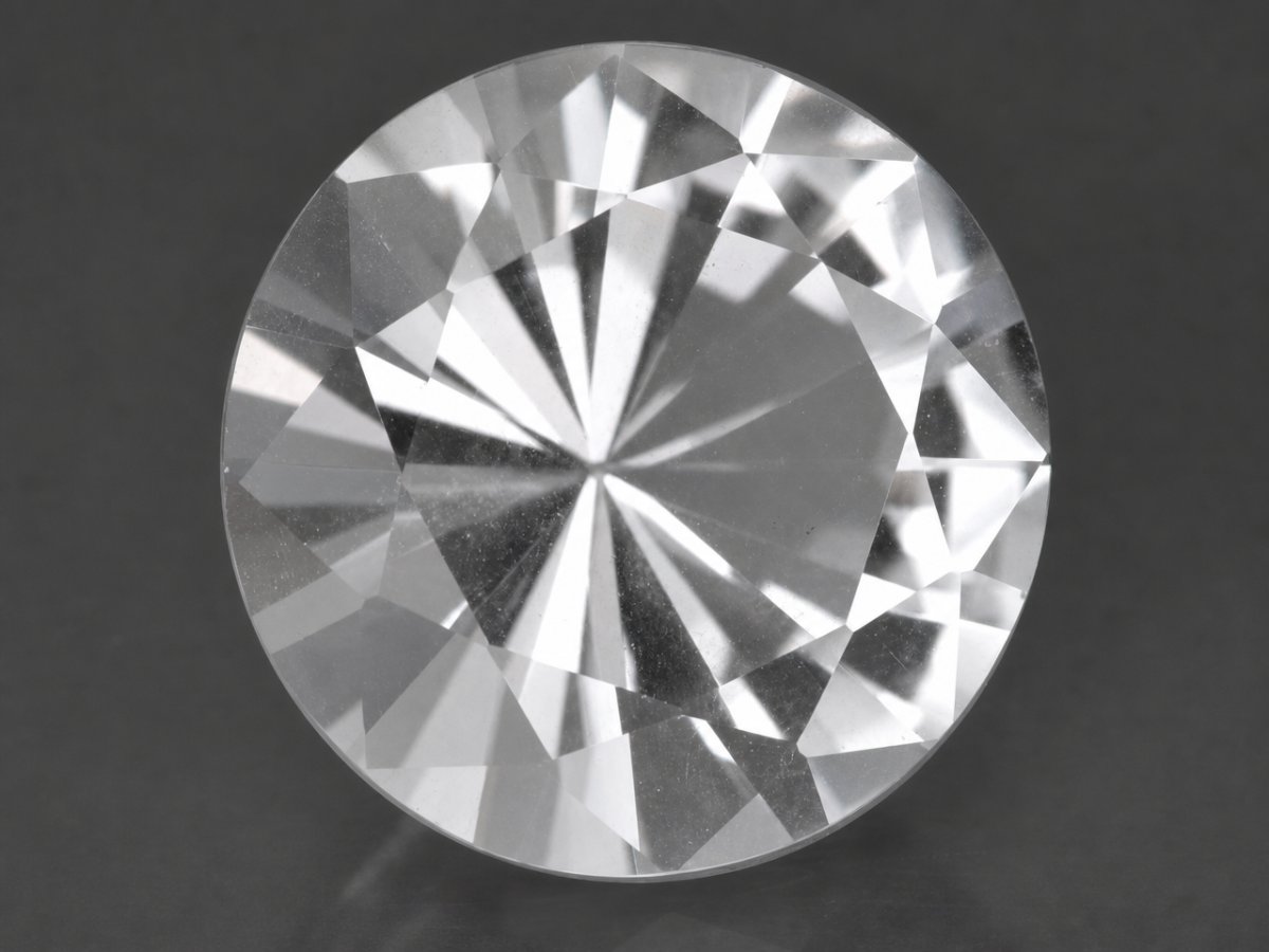 Visão aproximada de gemas de quartzo branco natural.