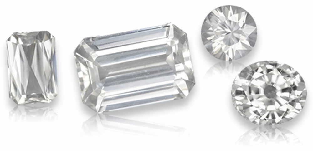 Compre joias de zircão branco