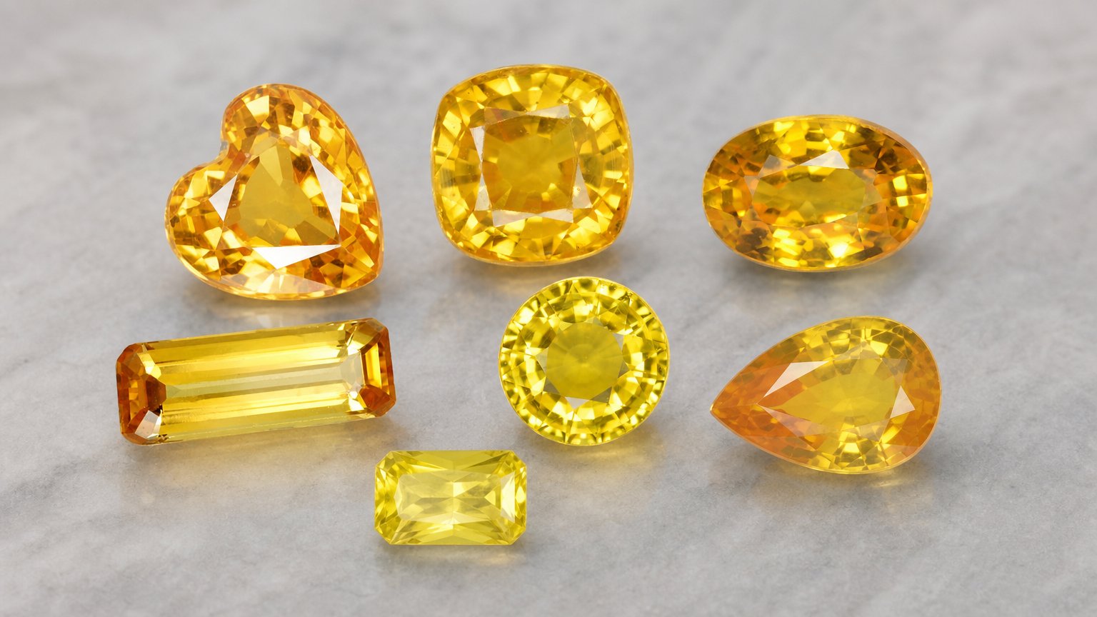 Guia de compra de gemas de safira amarela natural