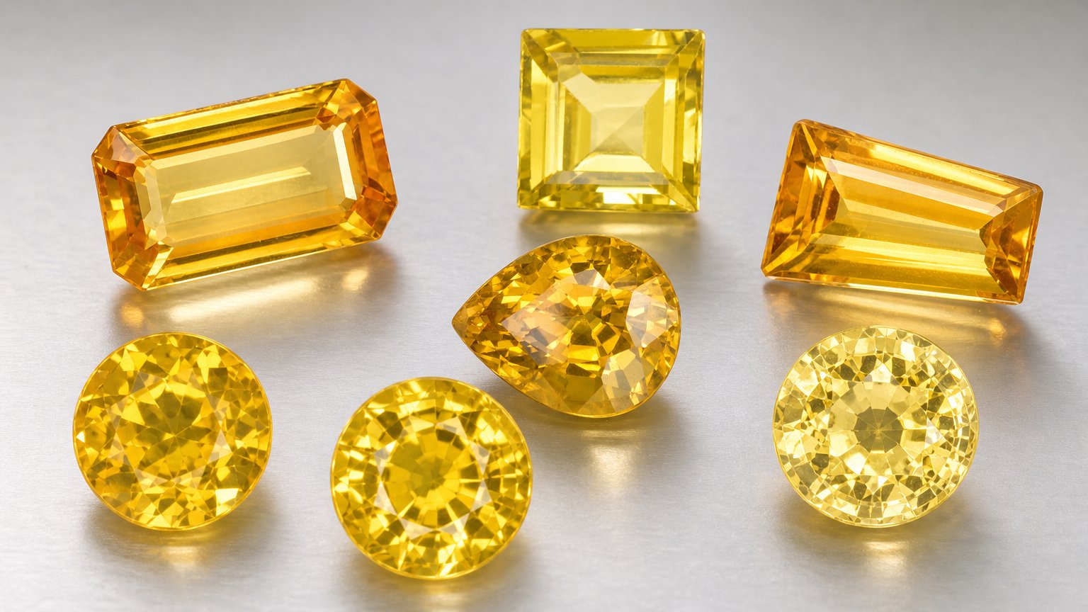 Guia de compra de gemas de safira amarela natural