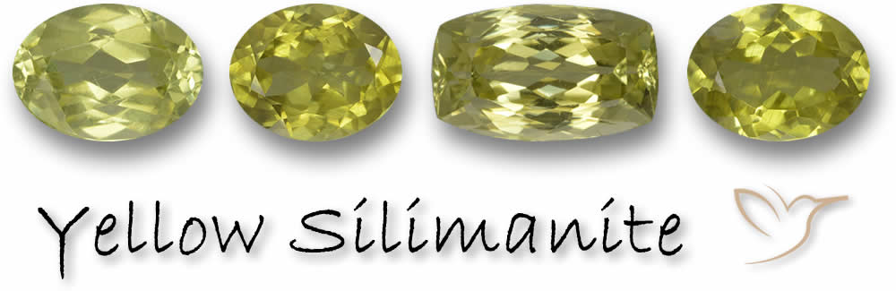 Compre pedras preciosas de silimanita amarela