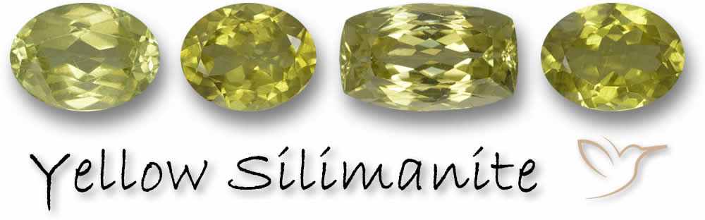 Compre pedras preciosas de silimanita amarela