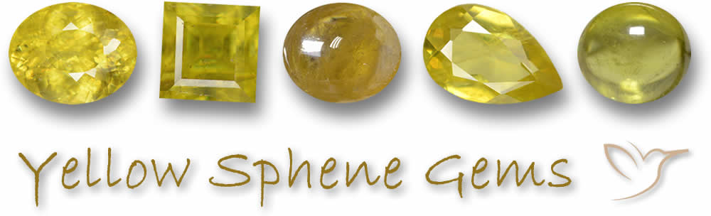 Compre pedras preciosas Sphene amarelas