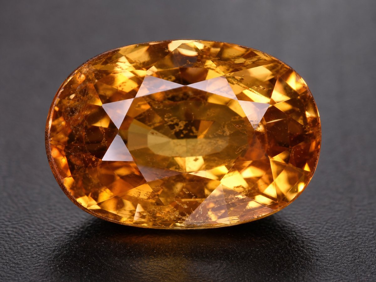 Visão aproximada de gemas de zircão naturais.