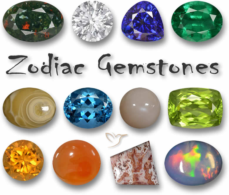 Pedras preciosas do zodíaco