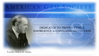 Roberto. M Shipley o fundador da American Gem Society (AGS)