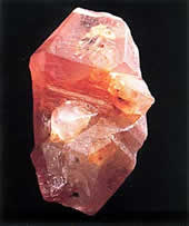 Rara Safira Padparadscha Bruta