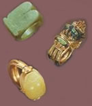 Anéis egípcios antigos