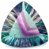 Fluorita multicolorida natural