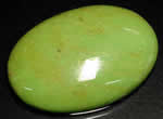 Gaspeite Cabochão