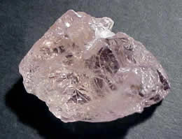 Pedra preciosa Morganita bruta