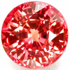 Safira da Tanzânia Laranja Natural