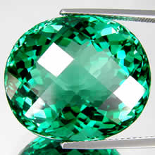 Quartzo Verde Sintético Synthetic Green Quartz