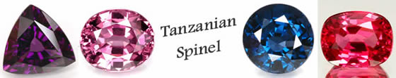 Raro Espinélio Natural da Tanzânia