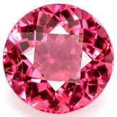 Pedras preciosas de turmalina rosa