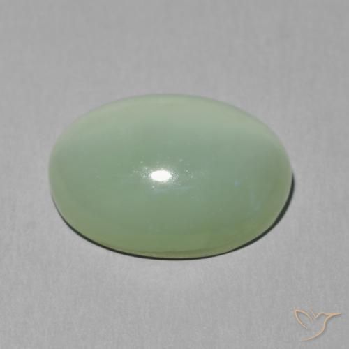 Olho de gato de actinolita Amarelo Claro Verde Natural 6.08ct, Corte Oval, Translúcido