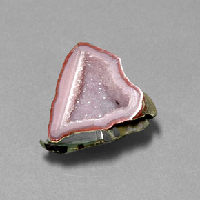 Geodo de ágata multicolorido natural 7,69ct, forma extravagante, opaco