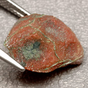 Geodo de ágata multicolorido natural 5,00ct, forma extravagante, opaco