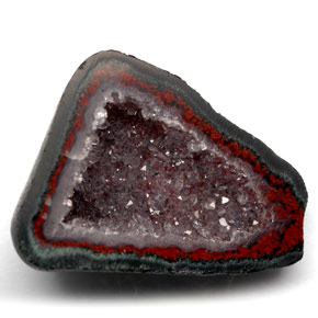 Geodo de ágata Multicolorido Natural 16.82ct, Forma extravagante, Opaco