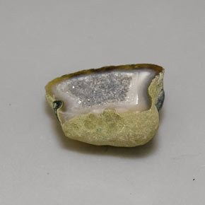 Geodo de ágata multicolorido natural 7,59ct, forma extravagante, opaco