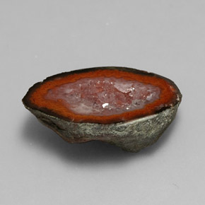 Geodo de ágata multicolorido natural 9,01ct, forma extravagante, opaco