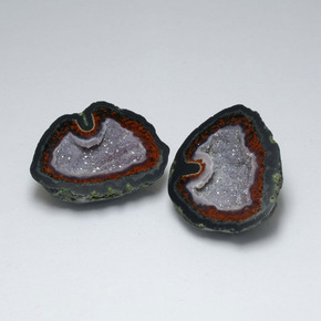 Pedras preciosas de Geodo de ágata Multicolorido natural de 53.65 ct, Forma extravagante, Opaco