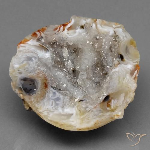 44.83ct Natural Multicolorido Geodo de ágata, Chique, Opaco