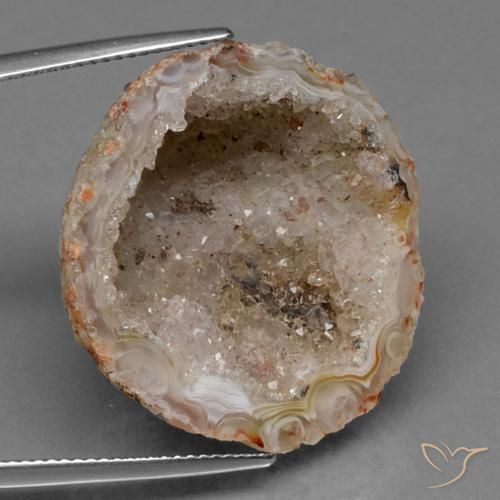Geodo de ágata Multicolorido Natural 35.43ct, Chique, Opaco