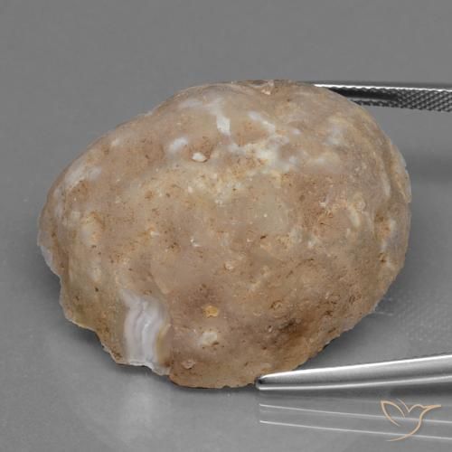 Geodo de ágata Multicolorido Natural 53.84ct, Chique, Opaco