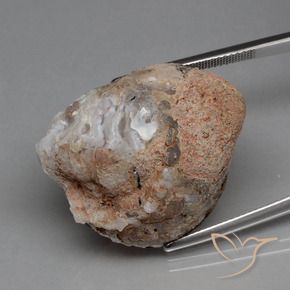 Geodo de ágata Multicolorido Natural 54.13ct, Chique, Opaco