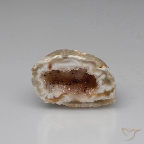 57.88ct Natural Multicolorido Geodo de ágata, Chique, Opaco