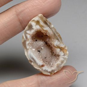 Geodo de ágata Multicolorido Natural 57.88ct, Chique, Opaco