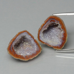 Pedras preciosas de Geodo de ágata Multicolorido natural de  ct, Forma extravagante, Opaco