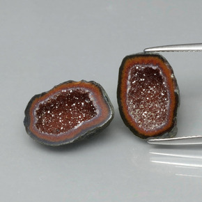 Pedras preciosas de Geodo de ágata Multicolorido natural de  ct, Forma extravagante, Opaco