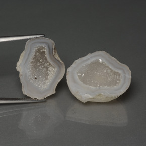 Pedras preciosas de geodo de ágata multicolorido natural de 36,53 ct, forma extravagante, opaco