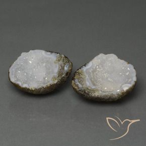 Pedras preciosas de Geodo de ágata Multicolorido natural de 29.06 ct, Chique, Opaco