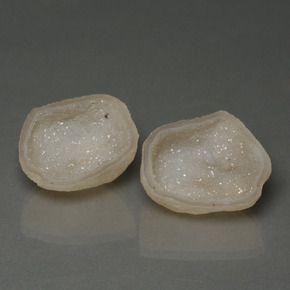 Pedras preciosas de geodo de ágata multicolorido natural de 16,57 ct, forma extravagante, opaco